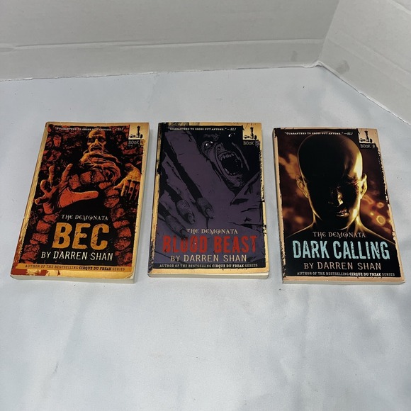 Other - THE DEMONATA SERIES paperback books lot of 3 BY DARREN SHAN - Books 4,5 And 9